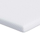 vidaXL Minne skum madrass topper 120 x 200 cm Thick Myk Hvit