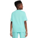 Nike Dri Fit Multi+ SS Top HBR Padel  og tennis T shirt fyr Grön/Vit S