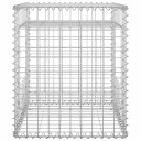 Gabionstolpe 50x50x60 cm jern Silver