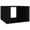  Nattbord svart 57x55x36 cm konstruert tre 8720845667184