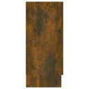 vidaXL Skjenk røkt eik 120x30,5x70 cm konstruert tre