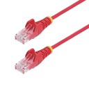Startech 2m Red Slim CAT6 Ethernet Cable Snagless RJ45 LSZH 28awg Pure Bare Copper Network Patch Cable/cord