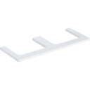 GEBERIT ONE bordplate 1200x470x30mm 2 kutt i høykomprimert treverk