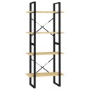 vidaXL Bokhylle 4 niv?er 60x30x140 cm heltre furu