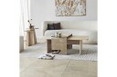 Dasina Sett med bord 105 cm - Travertin