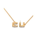 Elisabetta Franchi Dame Accessories Gul ONE SIZE,