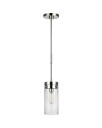 Garrett Medium Cylinder Pendant Nickel