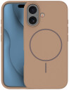 TFO Silikon Thin Mag deksel for iPhone 16 Plus Brun