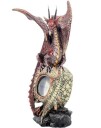 Eye of the Dragon - Rød Dragefigur med LED-Lys 21 cm