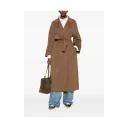 Max Mara Dame Frakker Brun M,