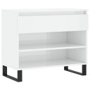  Skoskap høyglans hvit 70x36x60cm konstruert tre 8721012114852