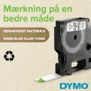 Dymo Tape D1 9mm Svart/hvit