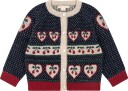 Konges Sløjd Cardigan   Ull/Polamid   Under   Cherry   Konges Sløjd   9 10 år (134 140)   Cardigan Beige Marineblå Rød