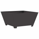 vidaXL Bålplass Svart 80 x 80 x 40 cm Stål