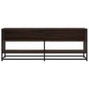  TV-benk brun eik 120,5x40x46 cm konstruert tre og metall 8721102839528