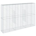 Gabionkurv med deksel 300x50x200 cm galvanisert jern