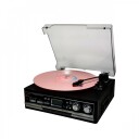 Akai ATT-15SE Platespiller med FM-radio, Bluetooth og USB-A - Svart