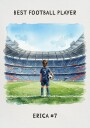 Youth football Girl Personal Plakat Plakat / 30x40cm