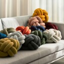 Design House Knot pute Ochre