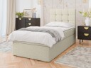 Kleiv kontinentalseng med oppbevaring 90x200 cm - beige