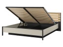 Navron Sengeramme 180x200 cm   Beige/Svart