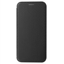 Samsung Galaxy A24 4G Flip-deksel Karbonfiber Svart