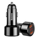 Baseus Magic 2x USB QC 3.0 45W Billader med Sort Farge