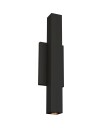 Chara 17" Outdoor Wall Sconce Black