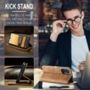 Xiaomi Redmi 13C 5G/Poco C65 Caseme 013 Series Lommebok-deksel Brun