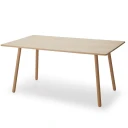 Skagerak Georg Spisebord 155x90 cm Hvit såpe eik