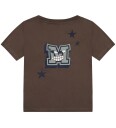Minymo T-skjorte - Chocolate Chip - Minymo - 7 år (122) - T-skjorte Brun Marineblå