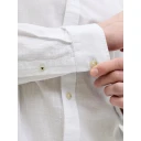 Jack & Jones Jjesummer Linen Blend Shirt L/S Sn White M