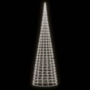 vidaXL Juletrelys på flaggstang 3000 LED kaldhvit 800 cm