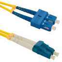 Qoltec 54031 InfiniBand og fiberoptisk kabel   1 m SC til LC   gul