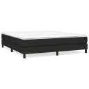  Boxspring sengeramme boksfjær svart 180x200 cm Super King stoff