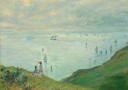 Cliffs at Pourville By Claude Monet Plakat Plakat / 30x40cm