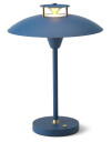 Stepp 1-2-3 bordlampe oppladbar  IP54 Blå