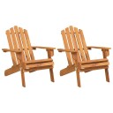  Adirondack-hagestoler 2 stk heltre akasie