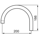 FM Mattsson Utløpstut 9000e Topp Krom / 20cm (GRO-4303874)