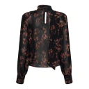 Gestuz   Bluse GZleean P blouse   Svart