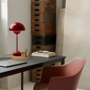 Flowerpot VP3 bordlampe Rød