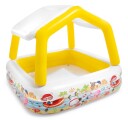 Intex Oppblåsbart basseng med solskjerm 157x157x122 cm