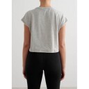 Aim'n Treningstopp Soft Basic Roll Sleeve Top Grå