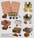 Kaleidos Fruit Box Stowaways DIY Craft Kit: Blind Box with 6Piece PDQ