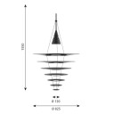 Louis Poulsen Enigma 825 Pendel Svart
