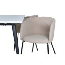 Venture Home Spisegruppe Venture Home Jolie med 4 Bergen Stoler Polyesterlinen GR22304