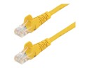 StarTech 0.5m Yellow Cat5e / Cat 5 Snagless Ethernet Patch Cable 0.5 m - koblingskabel - 50 cm - gul