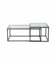 Dutchbone Boli Sofabord - Glass/Jern   Unoliving