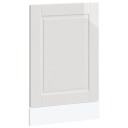  Oppvaskmaskin panel høyglans hvit 45x1,5x67 cm konstruert tre 8721158424754