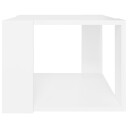 vidaXL Salongbord hvit 40x40x30 cm konstruert tre